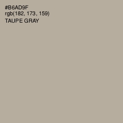 #B6AD9F - Taupe Gray Color Image